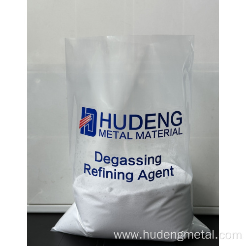 High efficiency degassing refining agent